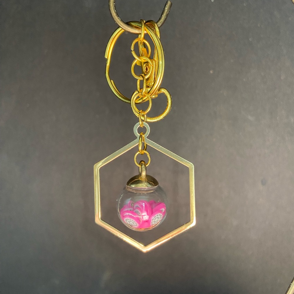 Handcrafted Keychain - Dragonfruits